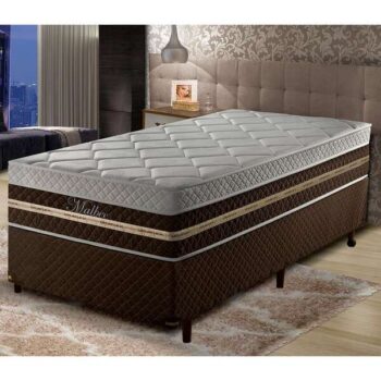 Cama Box Solteiro Completa Malbec Molas Ensacadas- UmaFlex